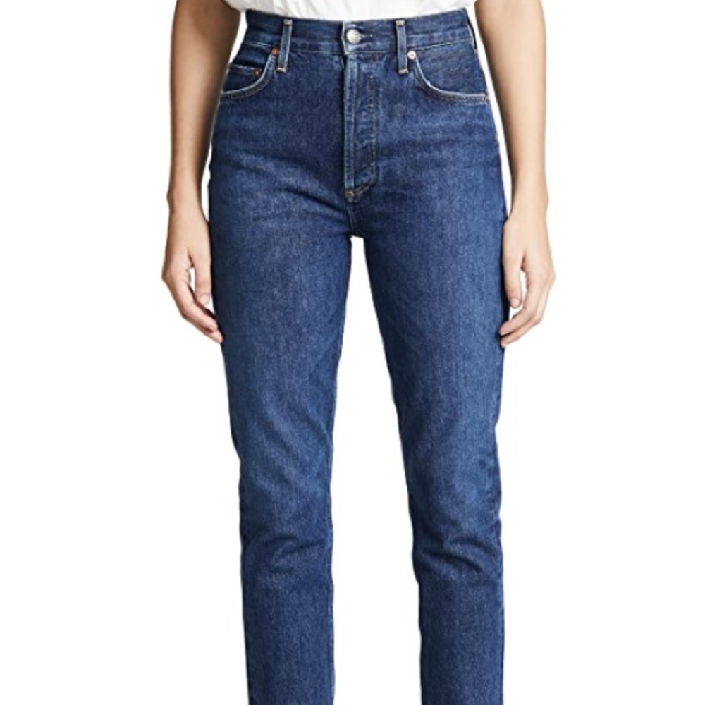 Agolde remy high rise straight jean